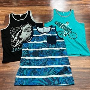 Lot of 3 Old Navy Tank Tops, Size 8